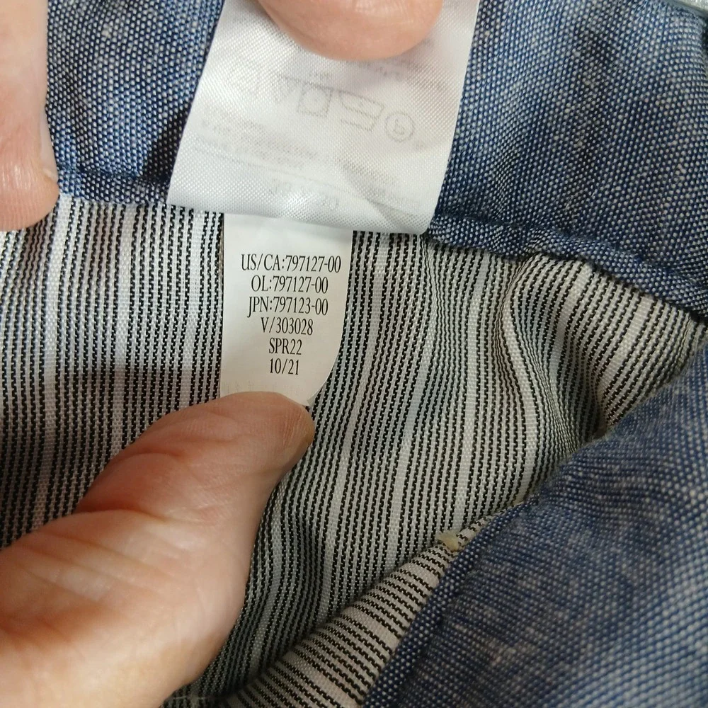 Banana‎ Republic Corduroy Tapered Pleat Pants 35x30 Tan Beige